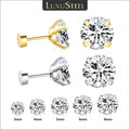 Sparkle Round Crystal Studs