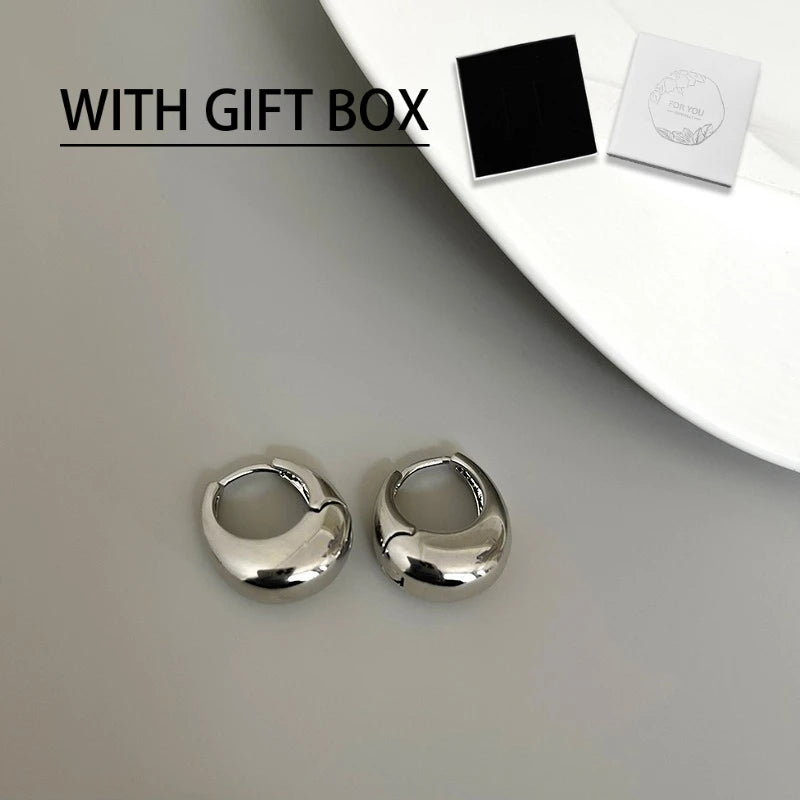 Halo Oval Stud Earrings