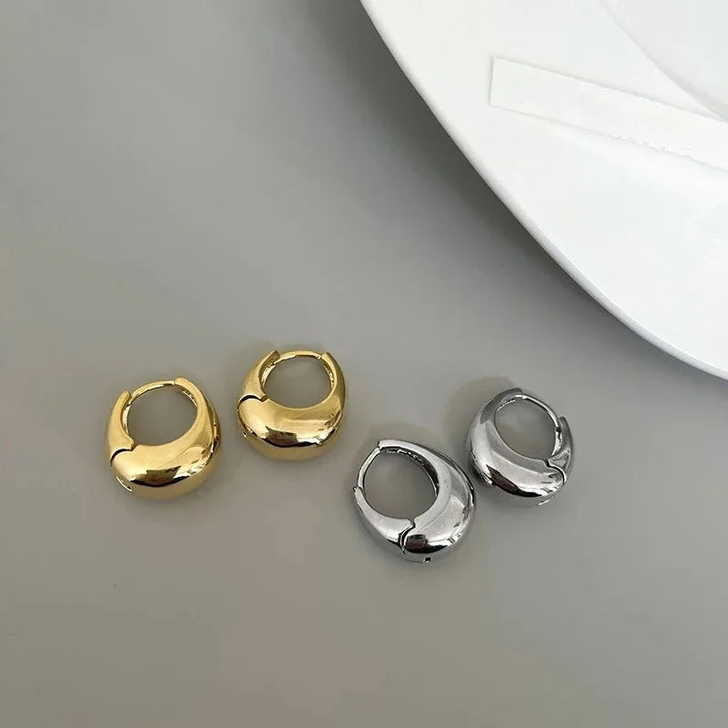 Halo Oval Stud Earrings