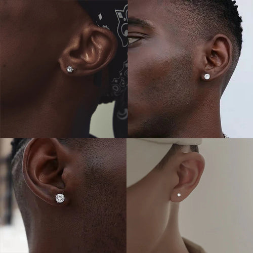 Sparkle Round Crystal Studs